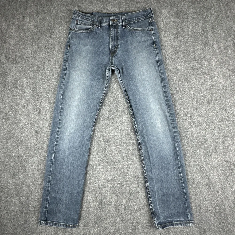 Signature Levi's Strauss Regular Straight Fit Blue Denim Jeans Men's Size 32x34